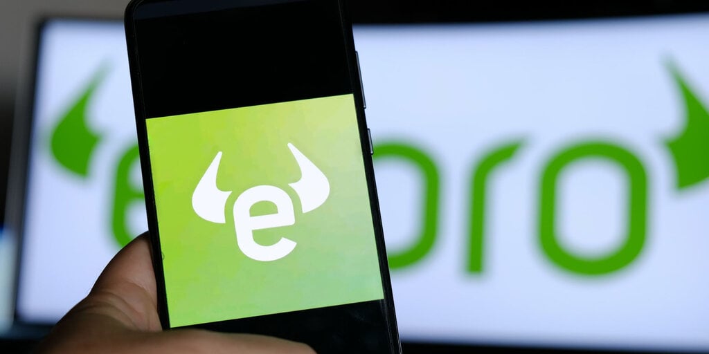 eToro计划在以太坊上代币化股票,并提供全天候 24/7 交易服务